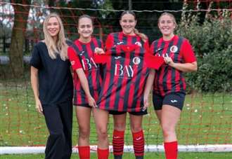 Ladies mark new kit sponsorship with victory