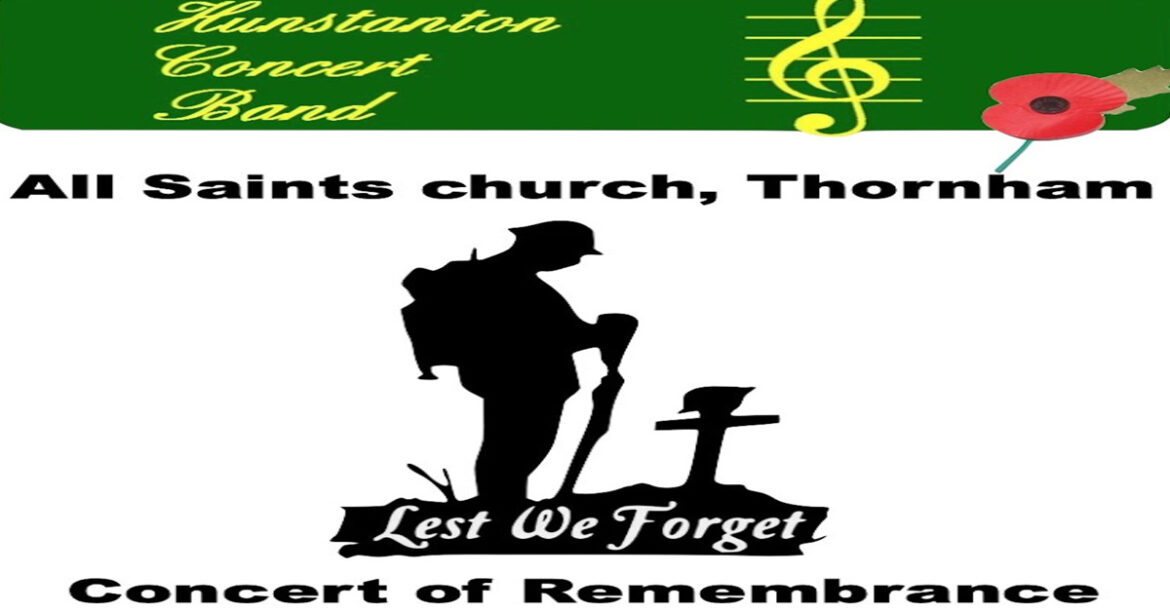 Lest We Forget Concert - 9th November 2024