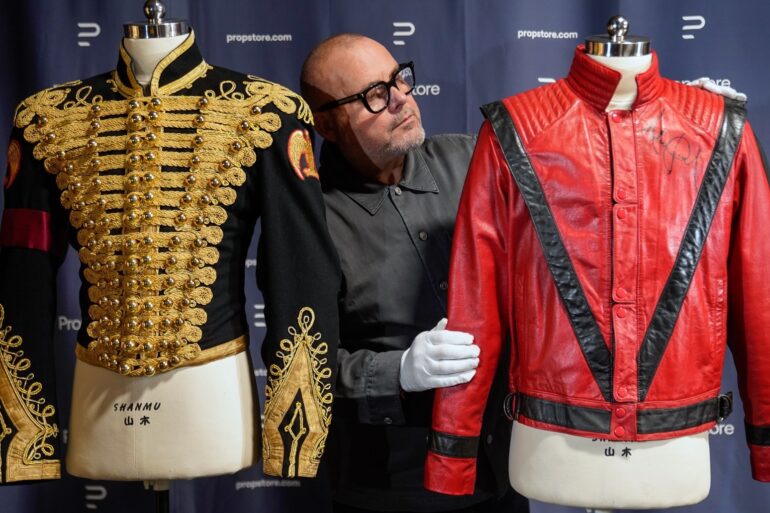 Michael Jackson’s jacket and John Lennon’s amp among items to be sold at auction