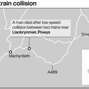 Passenger dies after trains collide in Wales