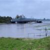 River close to bursting its banks as flood alert issued for coast