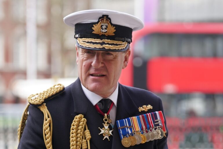 Royal Navy chief apologises for ‘misogyny and bullying’ in submarine service