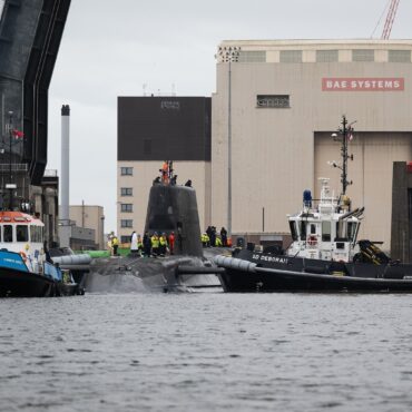 Two taken to hospital after fire at BAE Systems shipyard in Barrow