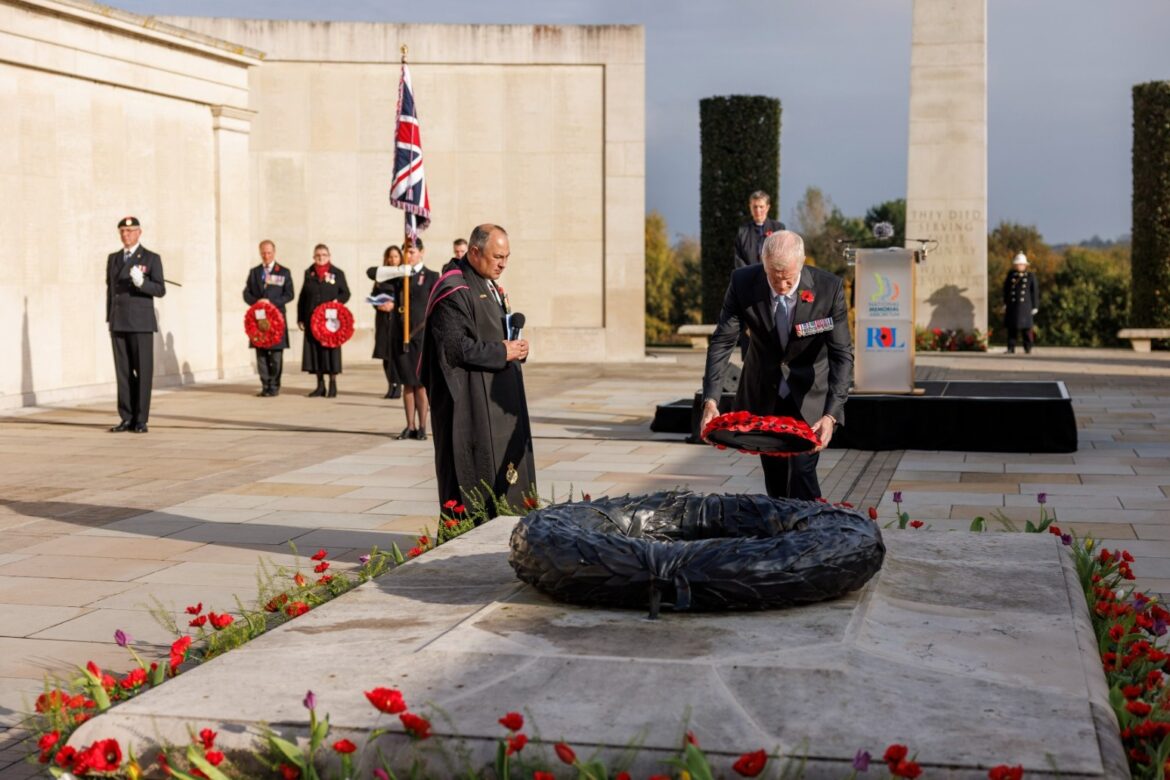 Wreath laying marks 10 years since end of UK combat operations in Afghanistan