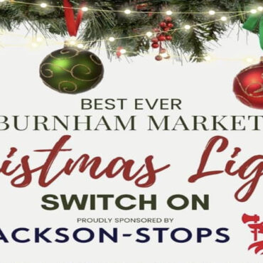 Burnham Market Christmas Lights Swtich-On