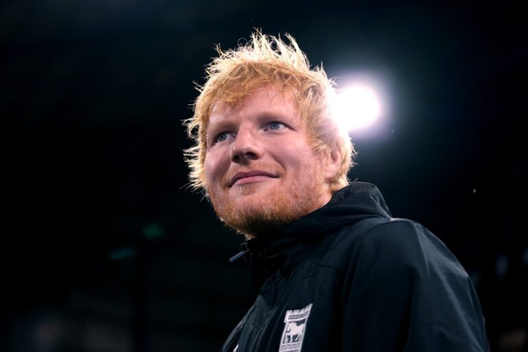 Ed Sheeran apologises for gatecrashing Ruben Amorims Sky Sports interview