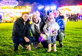 Record number of people attend town’s free fireworks display