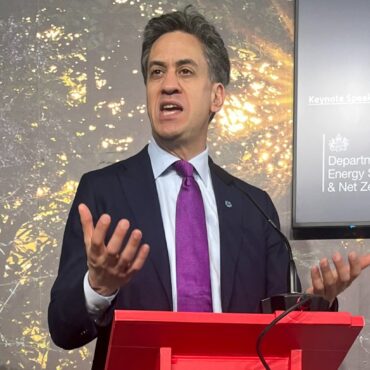 UK wants Cop29 deal that accelerates clean energy transition says Miliband