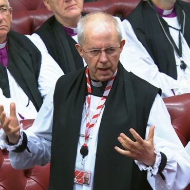 Archbishop of Canterbury sorry for abuse victims hurt after tone deaf speech