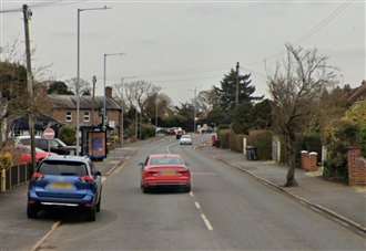 Emergency services on scene after car crashes into tree on busy town road