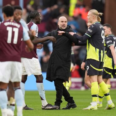 More misery for Manchester City as Aston Villa comfortably see off the champions