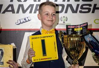 Race ace collects SuperOne Championship trophy