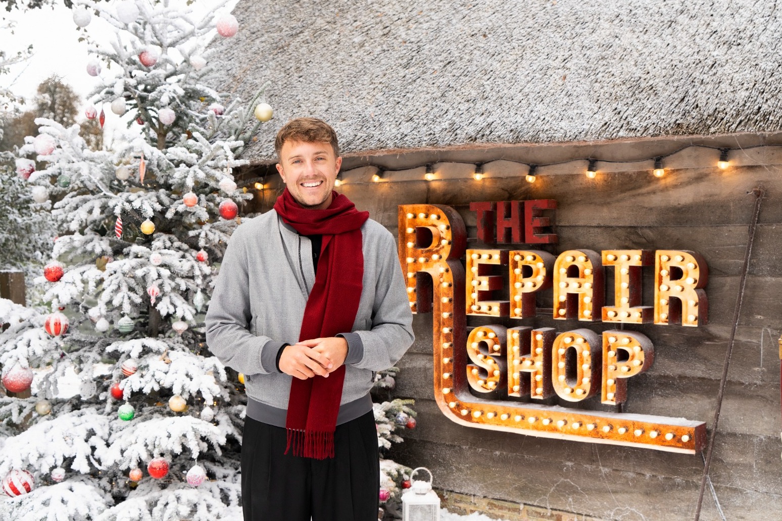 Roman Kemp says visiting The Repair Shop for Christmas show really special