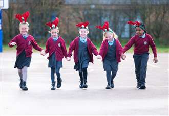 Run run Rudolph as pupils gallop to raise funds for hospice