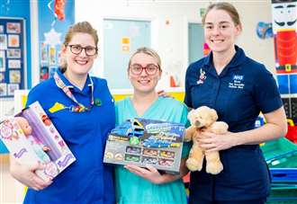 Toy appeal brings smiles to children in hospital