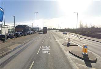 Two people taken to hospital after crash saw car end up on its roof