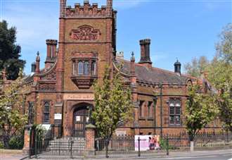 Two-vehicle crash outside library caused disruption