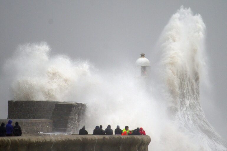 Wind speeds top 90mph as Storm Darragh starts to lash UK