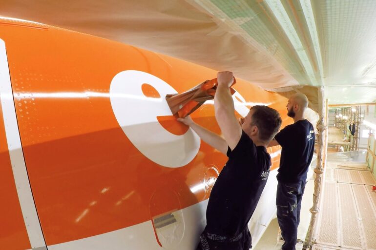 EasyJet trials lighter paint system to cut fuel burn