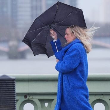 More weather warnings issued as 80mph gusts recorded in south west England