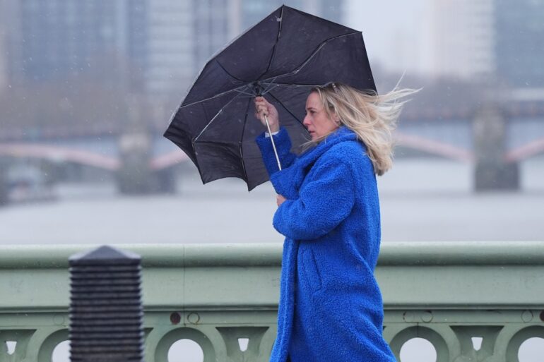 More weather warnings issued as 80mph gusts recorded in south west England