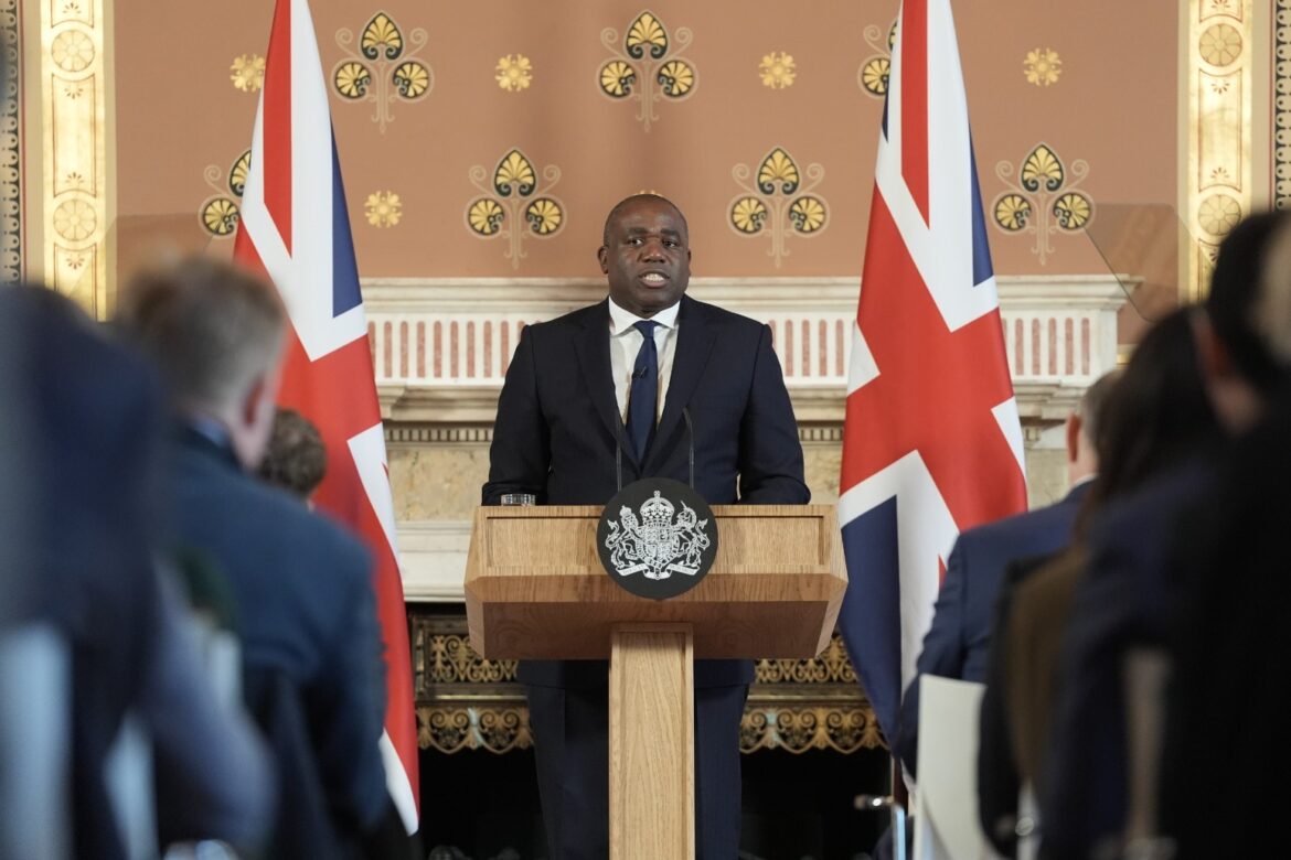 UK must use sharpest diplomatic weapons for control of borders says Lammy