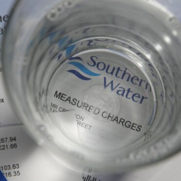 Yearly water bills to rise by average 123 from April 1