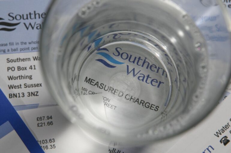 Yearly water bills to rise by average 123 from April 1