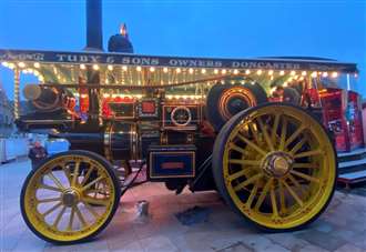 100-year-old steam engine arrives at Lynn Mart