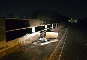 Busy main road reopens following multi-vehicle crash which left ‘significant damage’ to barrier