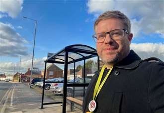 Delighted my bus shelter plan has come to fruition