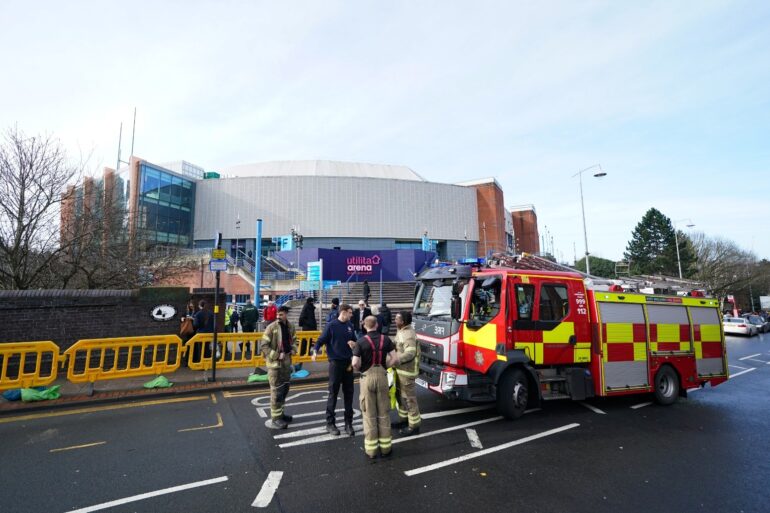 Fire delays start of British Indoor Athletics Championships in Birmingham