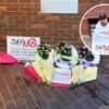 Flowers left outside court after parental rights group loses five to suicide over Christmas