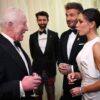 King and Queen dine with Beckhams and Helen Mirren to celebrate Italian cuisine