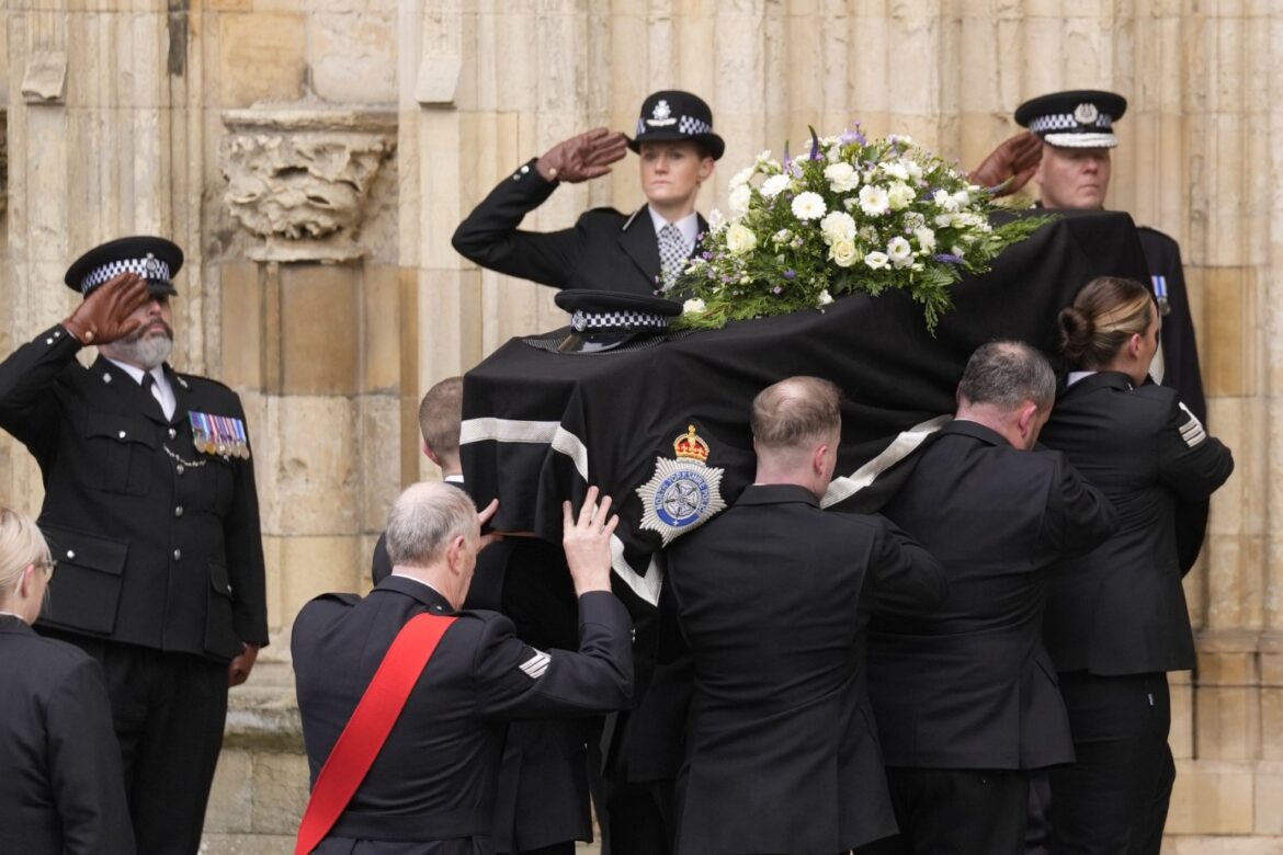 Officers sacrifice will never be forgotten chief constable tells funeral