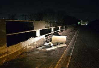 Part of A47 remains closed multi-vehicle crash left ‘significant damage’ to barrier