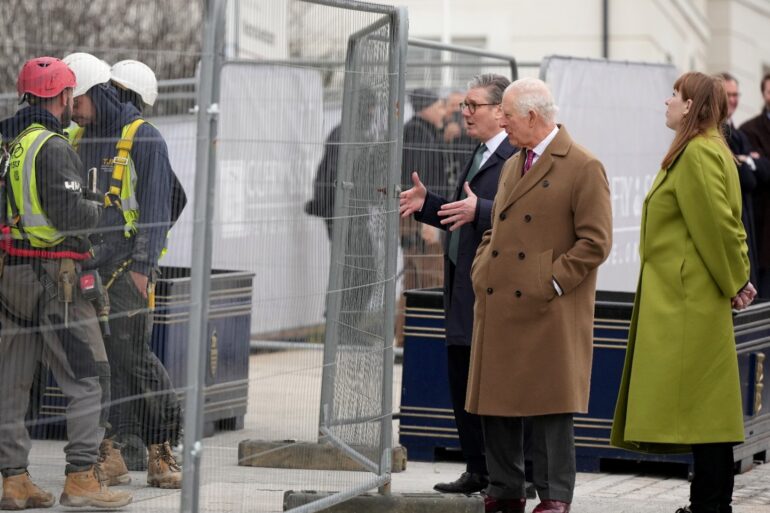 Prime Minister and deputy join King for tour of Cornwall housing scheme