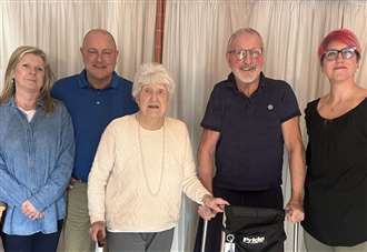 74-year-old reunited with his mum as she moves in to same care home