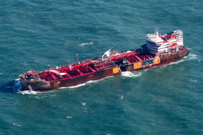 Man arrested on suspicion of gross negligence manslaughter over North Sea crash