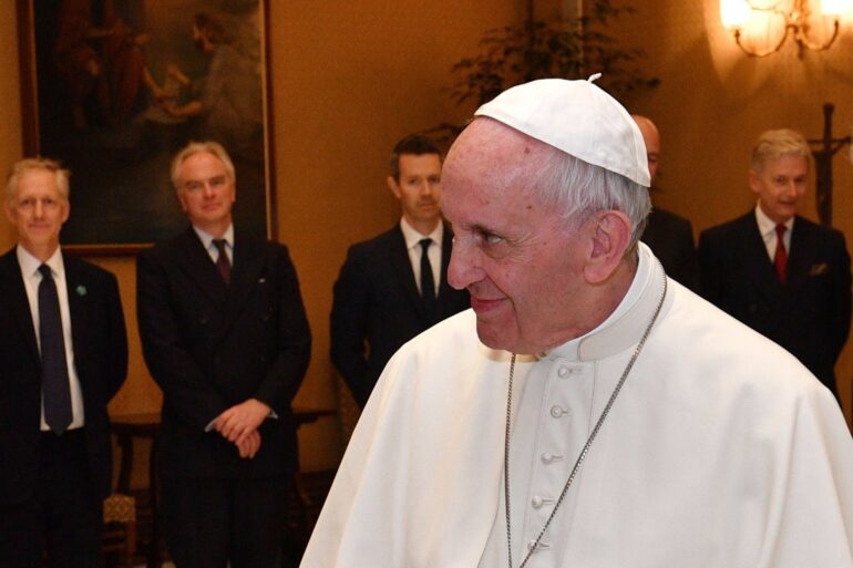 Pope has coffee and rests after pneumonia recovery set back by bronchial spasm