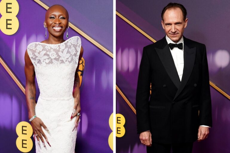 Ralph Fiennes and Cynthia Erivo among British talent hoping for Oscar success