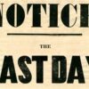 Residents ordered to take part in ‘fast and humiliation day’ back in 1855