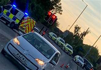 Armed police deployed as man threatened people with knife