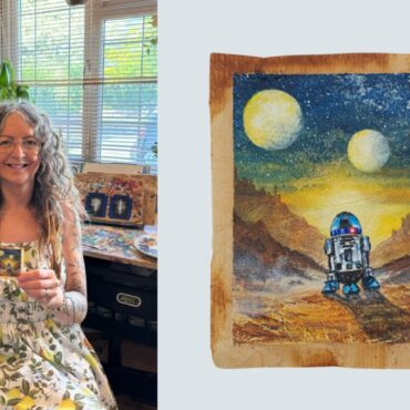 Artist Paints Star Wars Scenes on Used Teabags