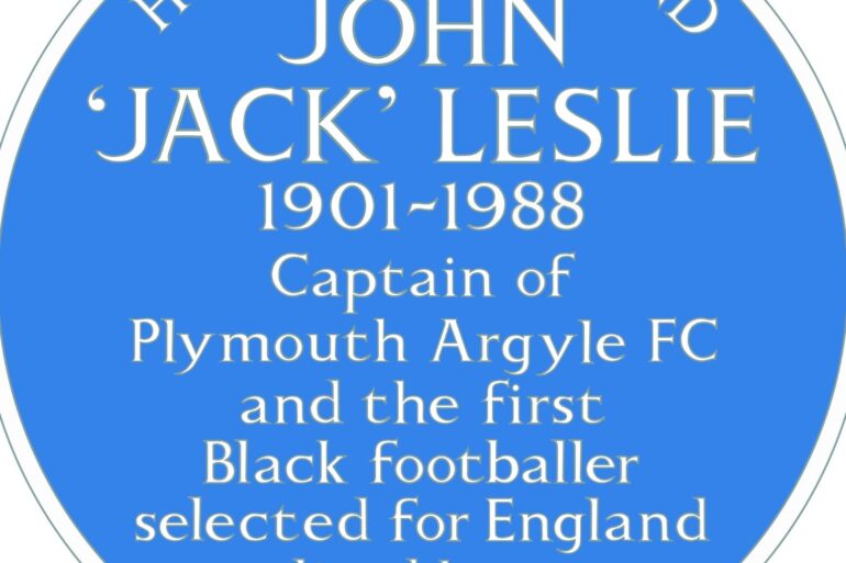 Blue plaque honour for first black footballer called up by England