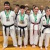 Students in the medals at Welsh Championships