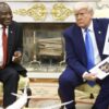 Trump uses White House meeting to confront South African president over farmers
