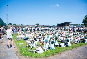 A dash of colour at school’s first event