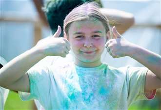 A dash of colour at school’s first event