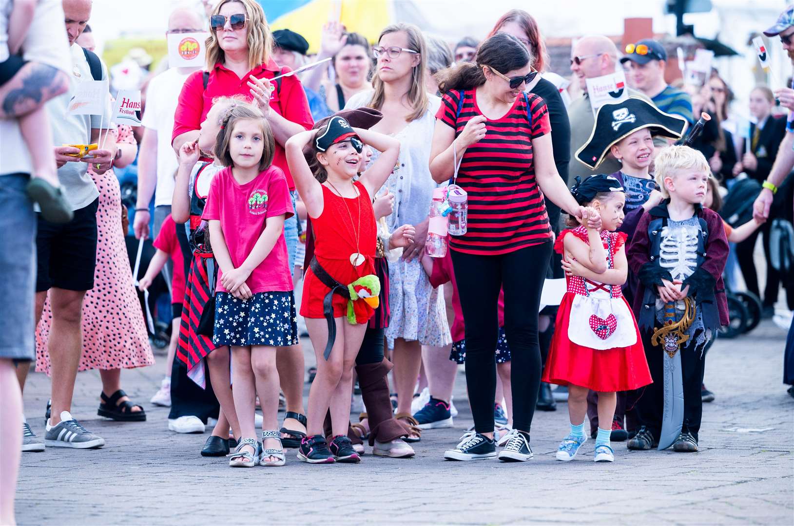 Pirate-themed fun for the youngsters. Picture: Ian Burt